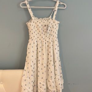 Hollister smocked tiered mini dress